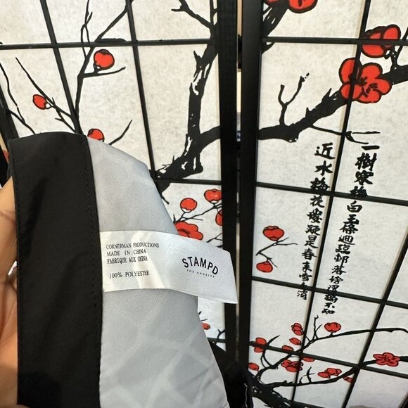 STAMPD Black Gray Shorts Active Fitness Swim Trunk Board Shorts Size Large New - Picture 7 of 7